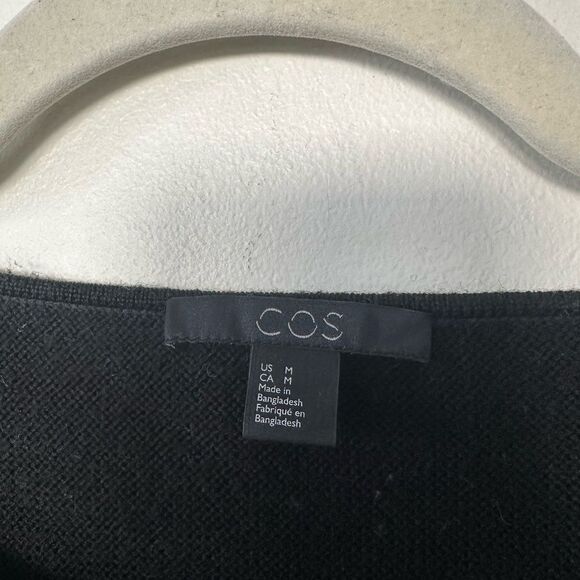 COS Black Crewneck Sweater M - Picture 5 of 6